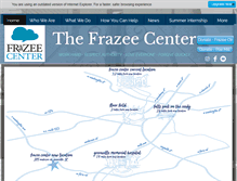Tablet Screenshot of frazeecenter.com